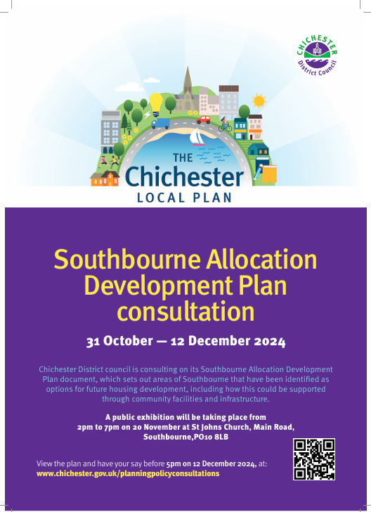 Southbourne Allocation Development Plan Poster.